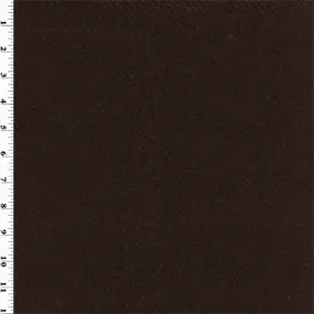 1 1/2 YD PC-Twill Texture Vinyl - Dark Chocolate Brown Fabric