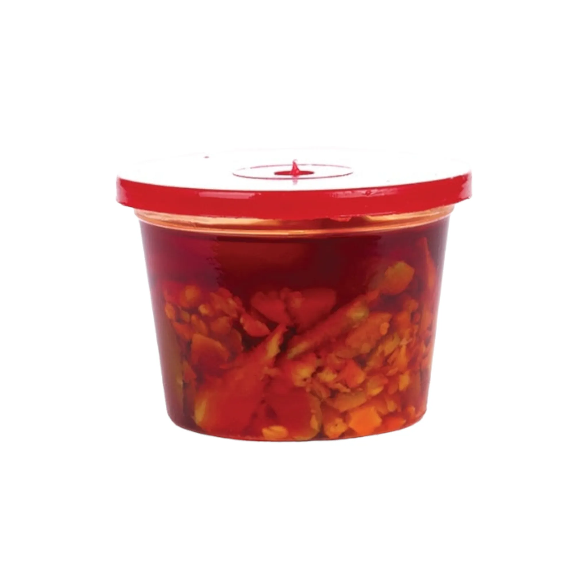 100ml Disposable Sauce Container Tub with Lid 10pcs