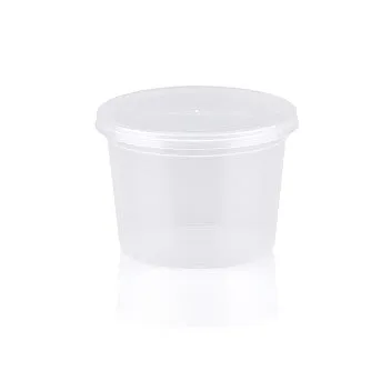 100ml Disposable Sauce Container Tub with Lid 10pcs