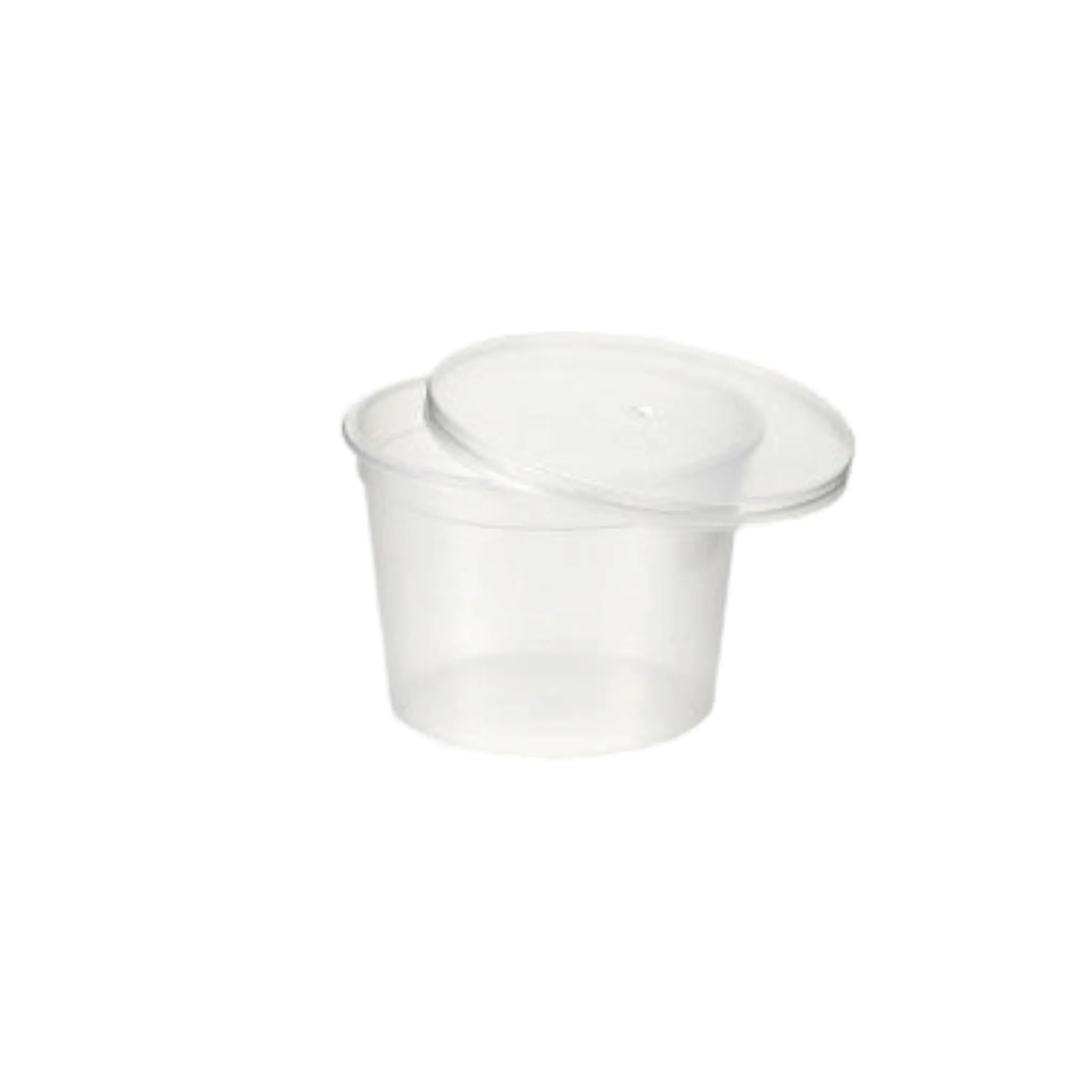 100ml Disposable Sauce Container Tub with Lid 10pcs