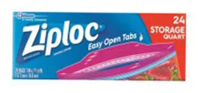 24CT QT Ziploc Bag