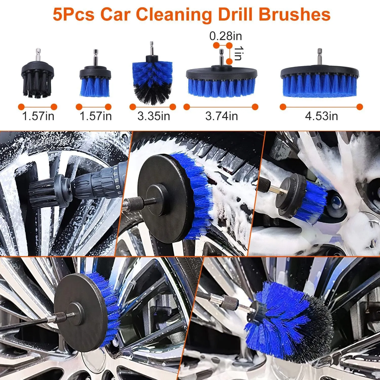 26-Pieces: Car Detailing Brush Kit