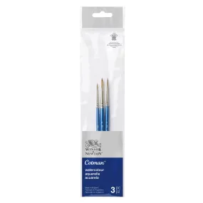 3-Piece Cotman Synthetic Paintbrush Set - 1