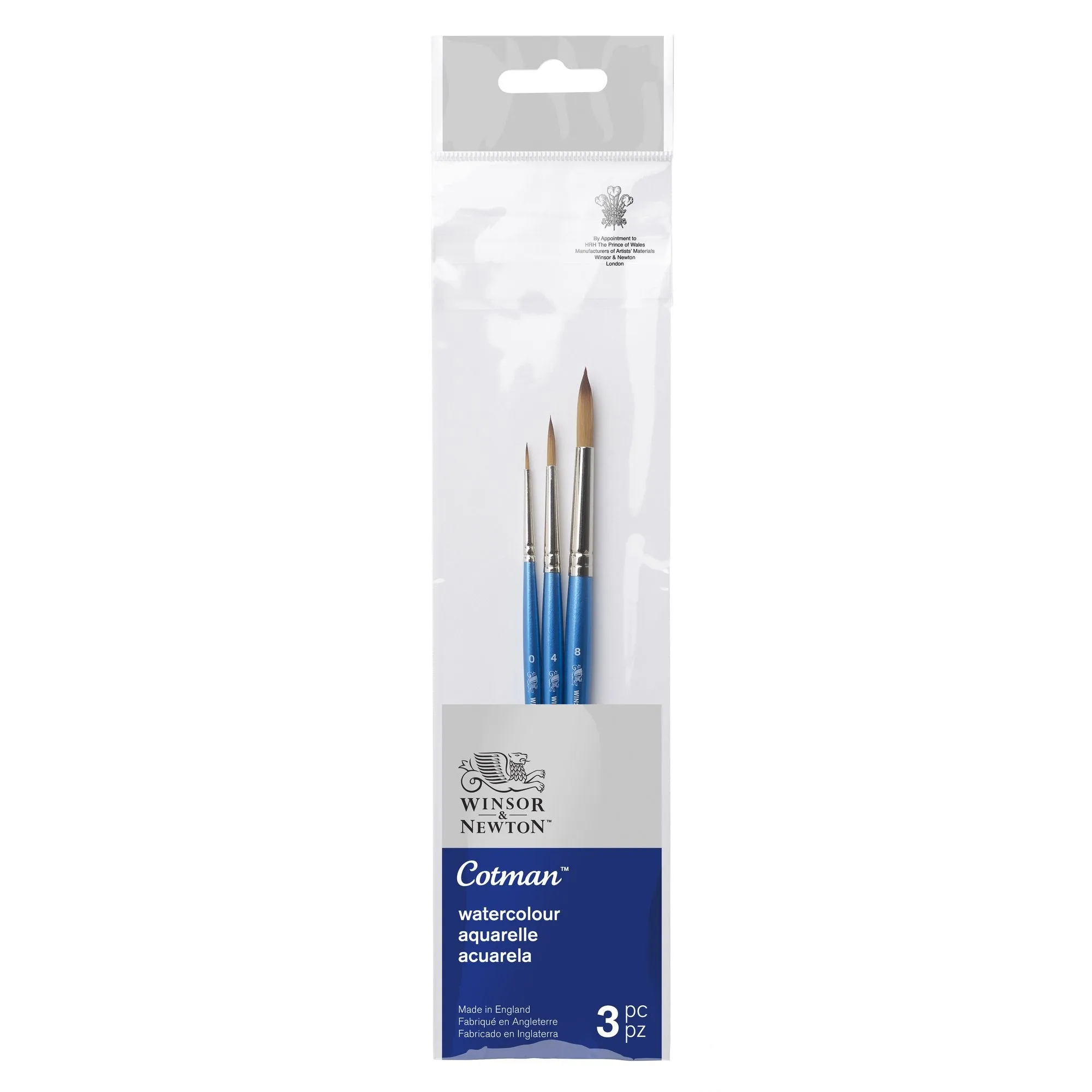 3-Piece Cotman Synthetic Paintbrush Set - 2