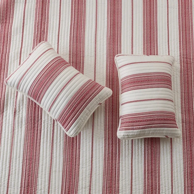 3-Piece Stripe Quilt - Wesley Collection