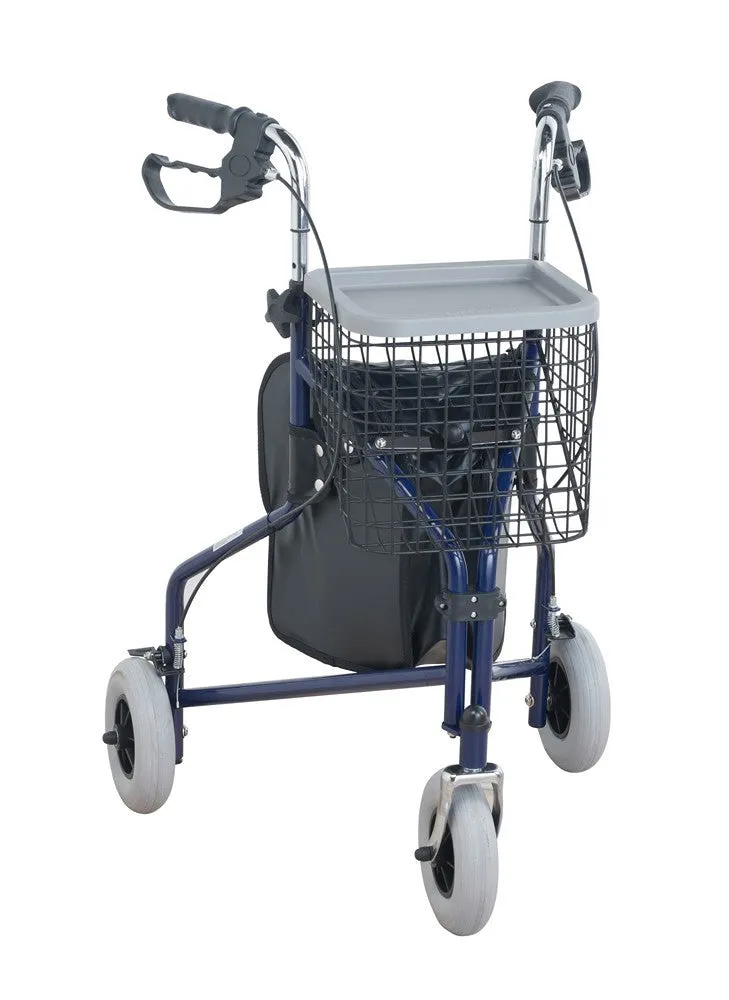 3-Wheeled Rollator - Blue