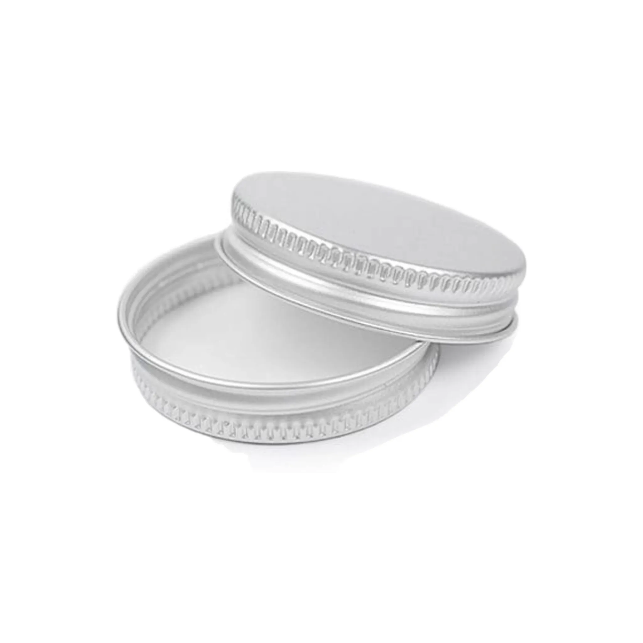 50ml Acrylic Cosmetic Jar with Silver Lid