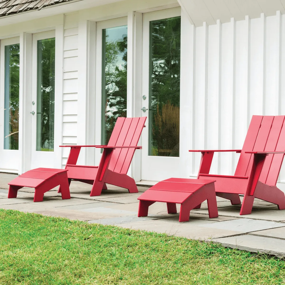 Adirondack Chair and Ottoman Bundle