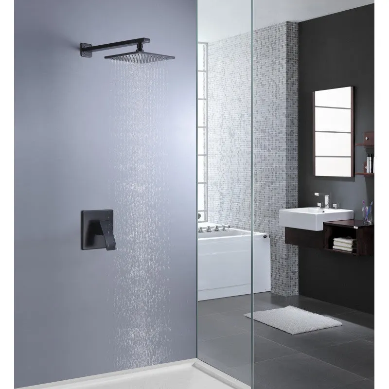 ANZZI Viace Series 1-Spray 8 in. Fixed Showerhead