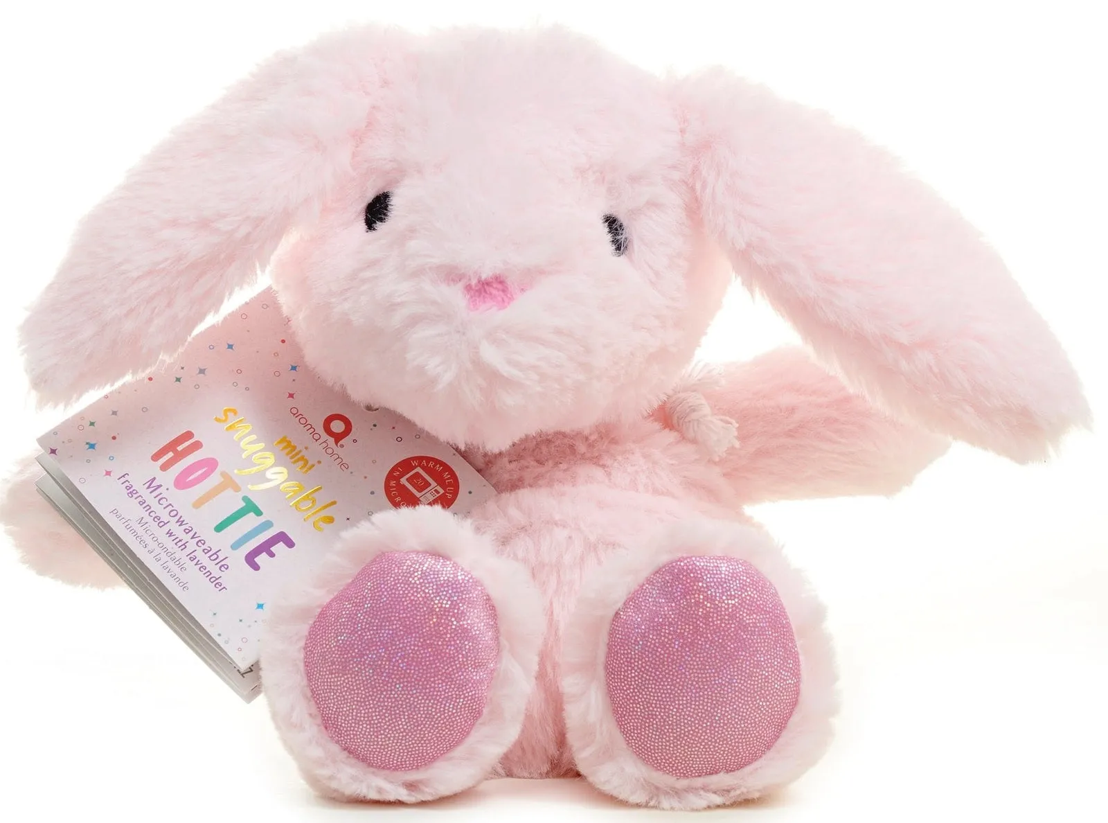 Aroma Home: Snuggable Hottie - Pink Bunny Plush Toy