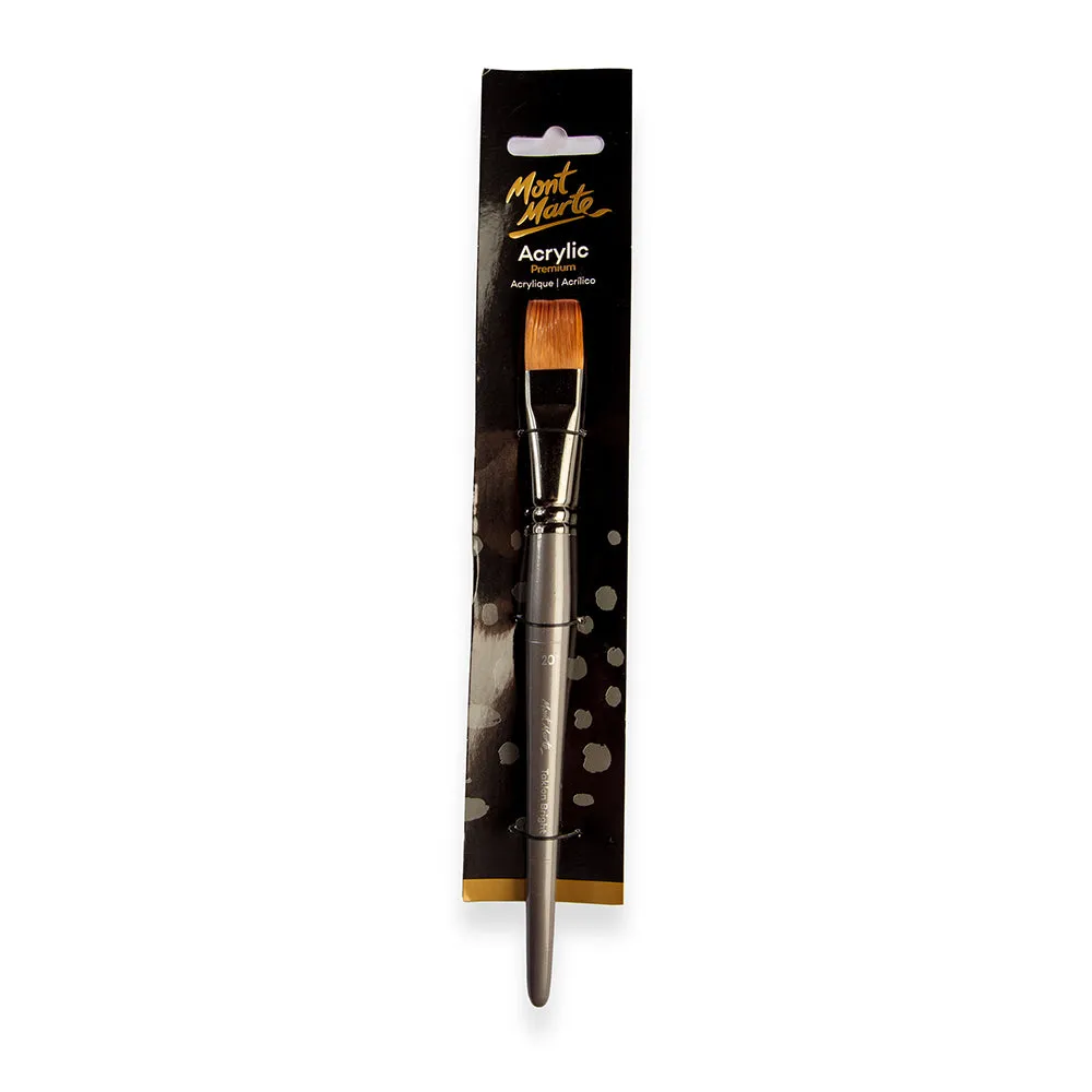 Artist Brush Premium Taklon Bright Short 20