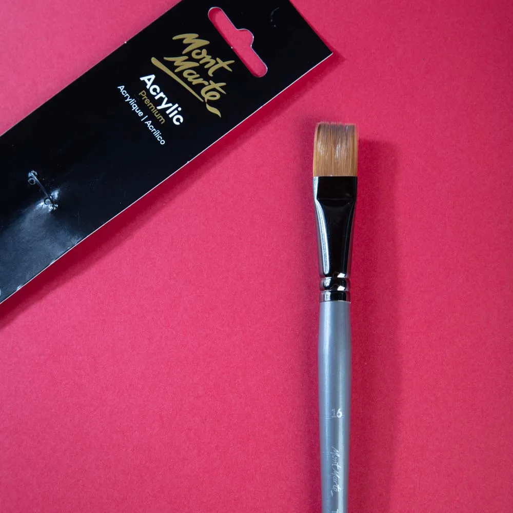 Artist Brush Taklon Short Bright 16