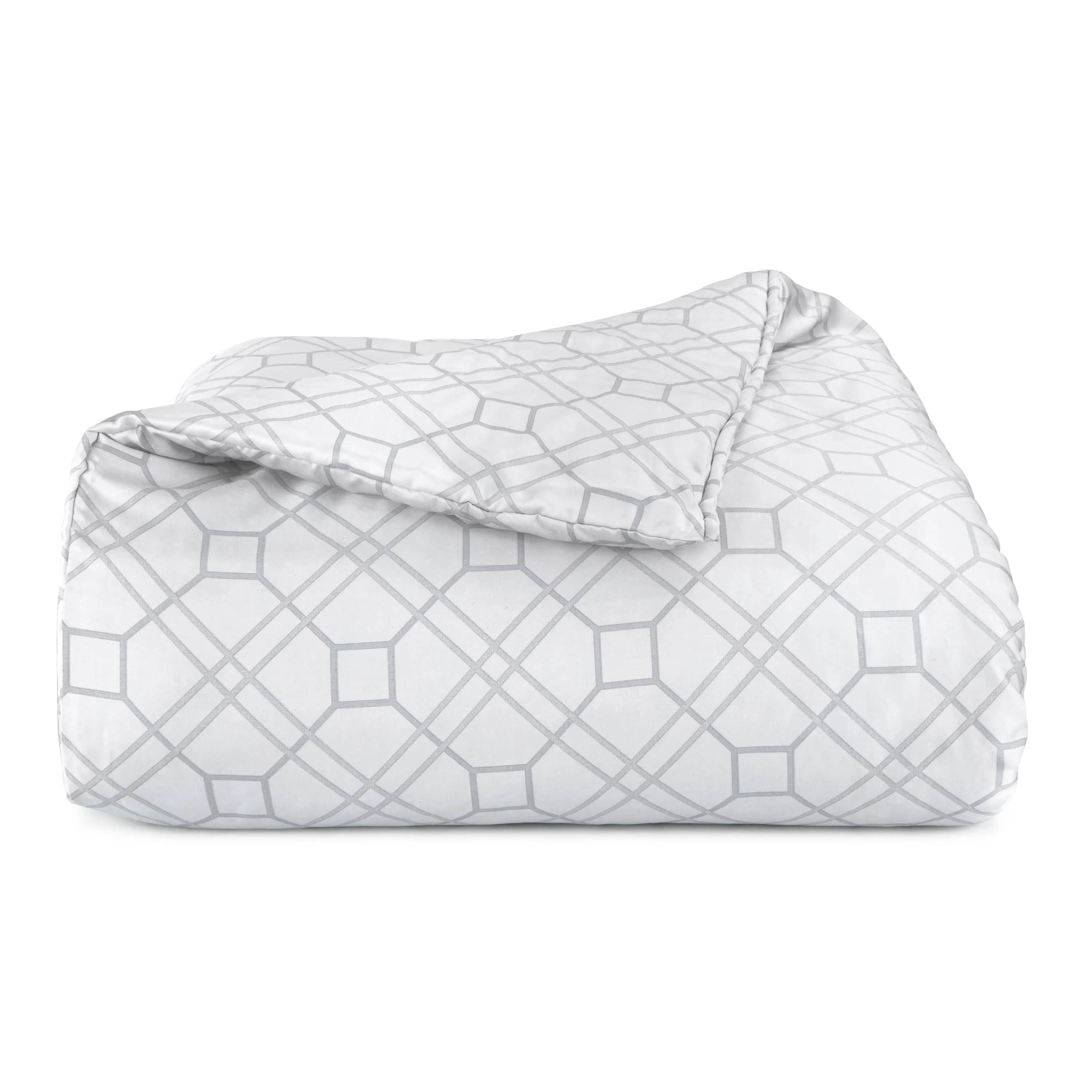 Atelier Martex Trellis Light Gray Comforter Set