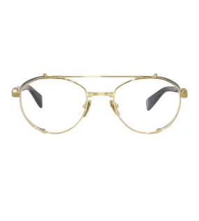 Balmain Men's Gold Aviator Optical Frame