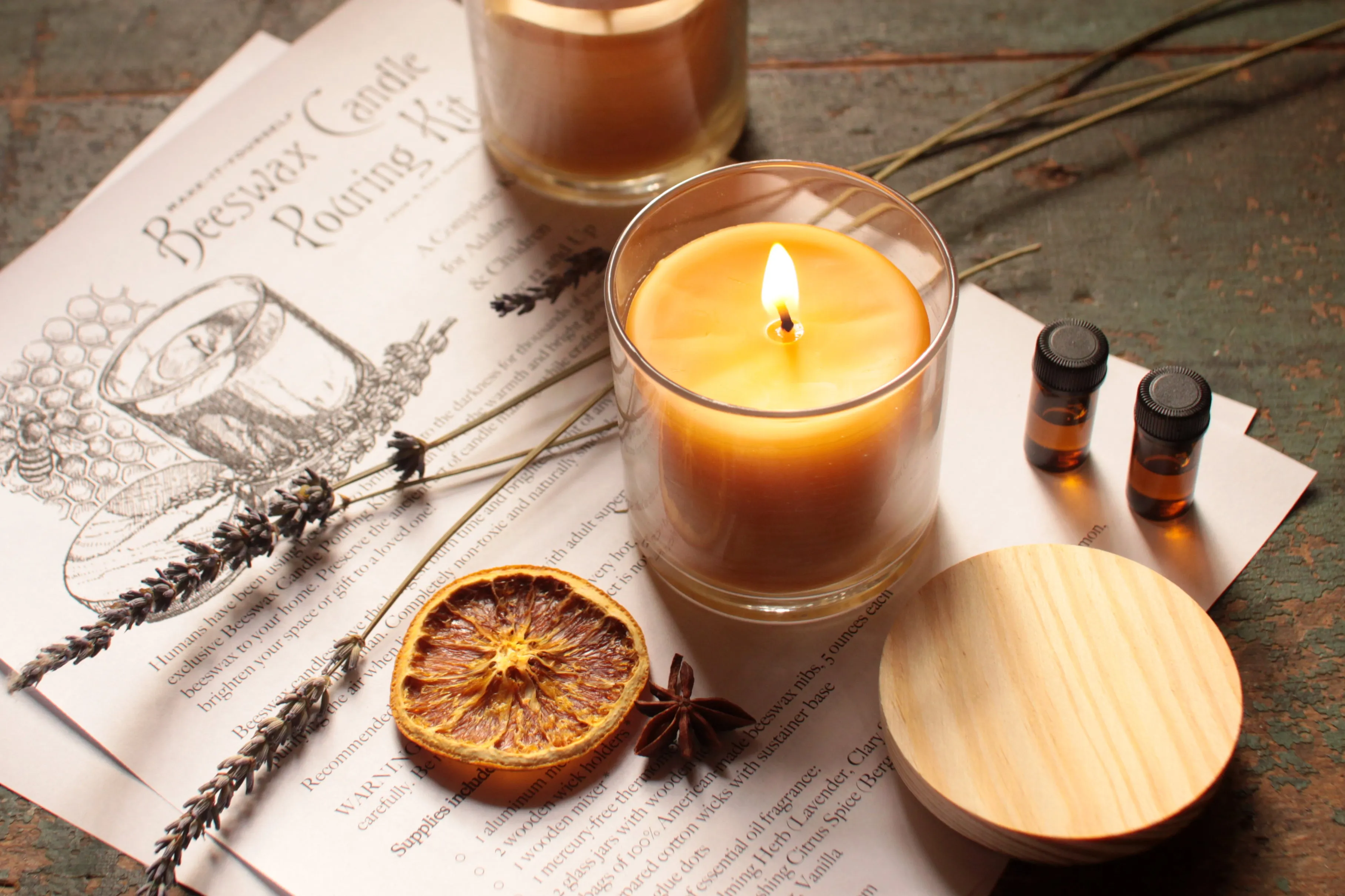 Beeswax Candle Pouring Kit