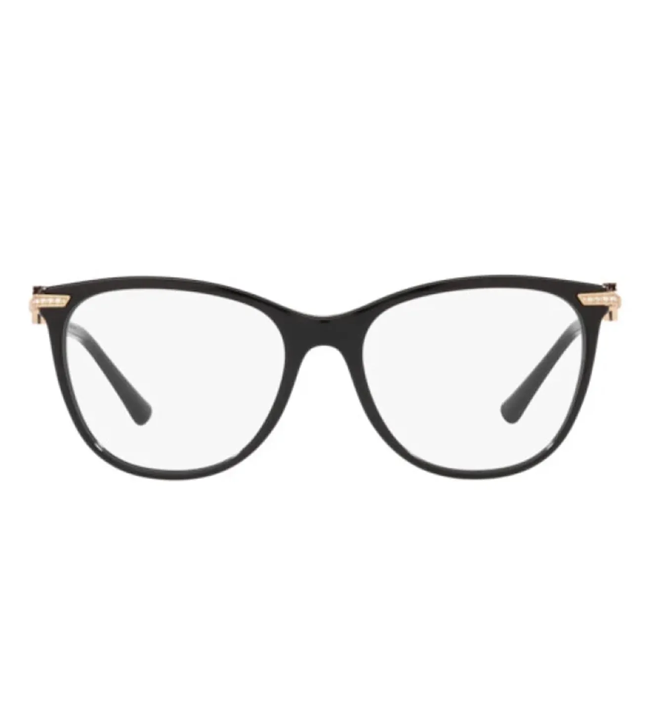 Bvlgari Women Black Cat-Eye Optical Frame