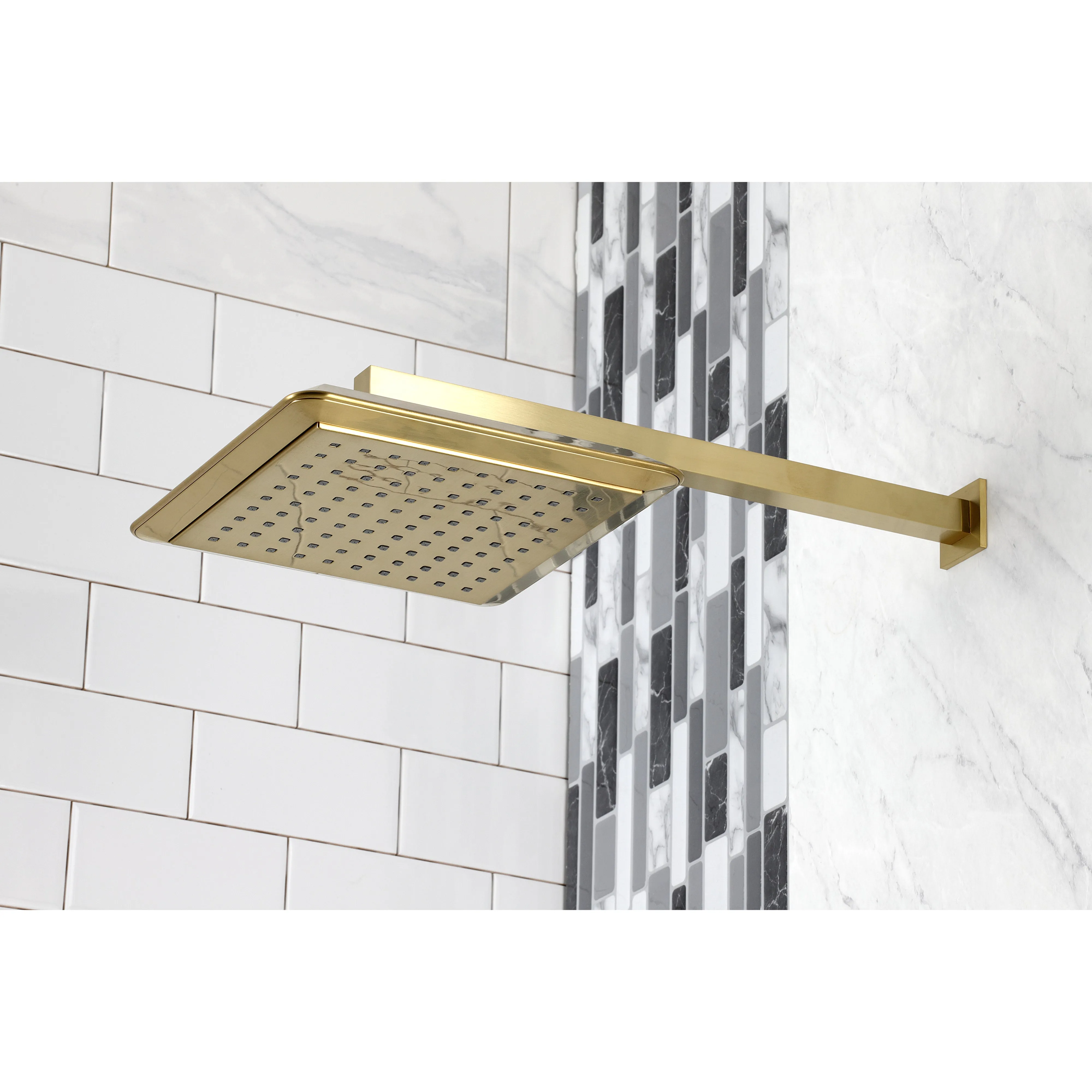 Claremont 9-5/8" Square Shower Head with Shower Arm