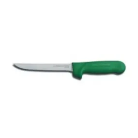 Dexter Russell S136NG-PCP Sani-Safe 6" Narrow Boning Knife Green Handle - 1563G