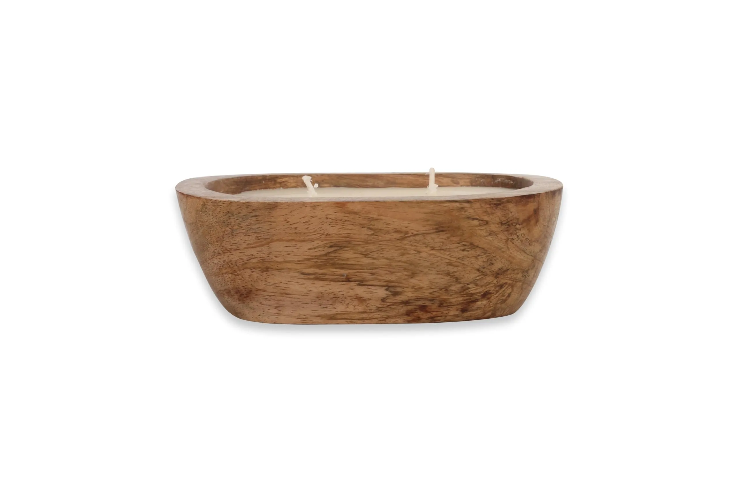 Earthhium Thousand Wishes | Wooden Bowl Candle | Handmade Scented Candle in Elegant Cement Pot | Gift for Home Décor | Diwali Decoration | Candles for Gifting | Fragrance Candles for Bedroom |