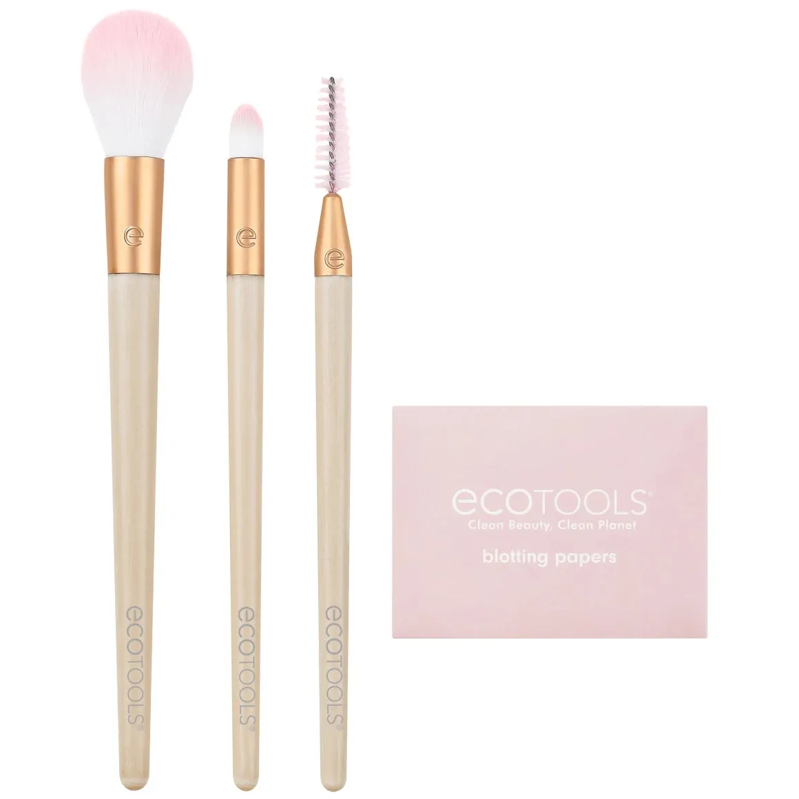 ECOTOOLS Clean beauty clean plant Set   Slight Limited Edition مجموعة فرش المكياج الاساسية