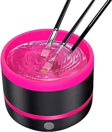 Electric Makeup and Paintbrush Cleaner