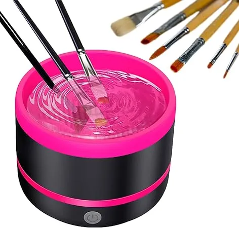 Electric Makeup and Paintbrush Cleaner