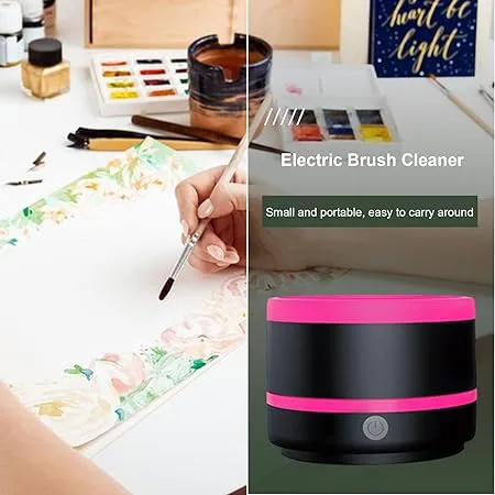 Electric Makeup and Paintbrush Cleaner