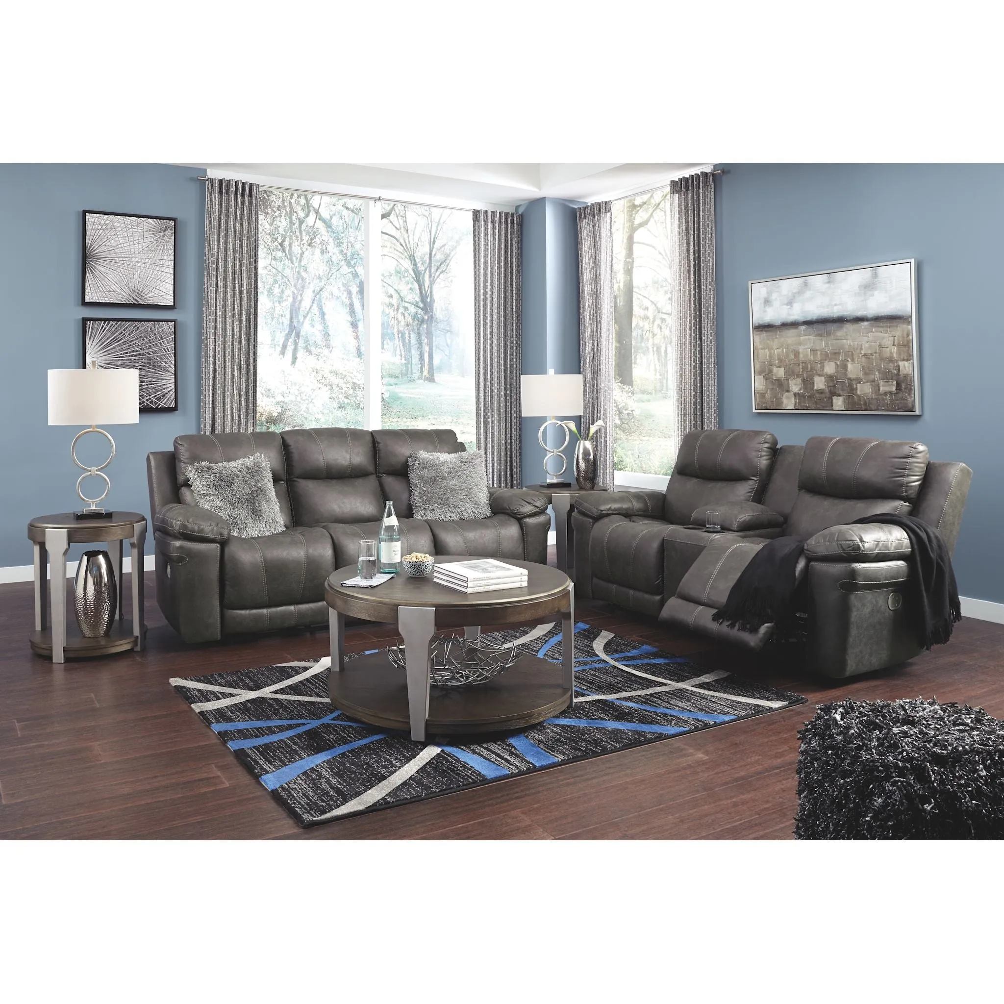 Erlangen Power Reclining Sofa with Adjustable Headrest