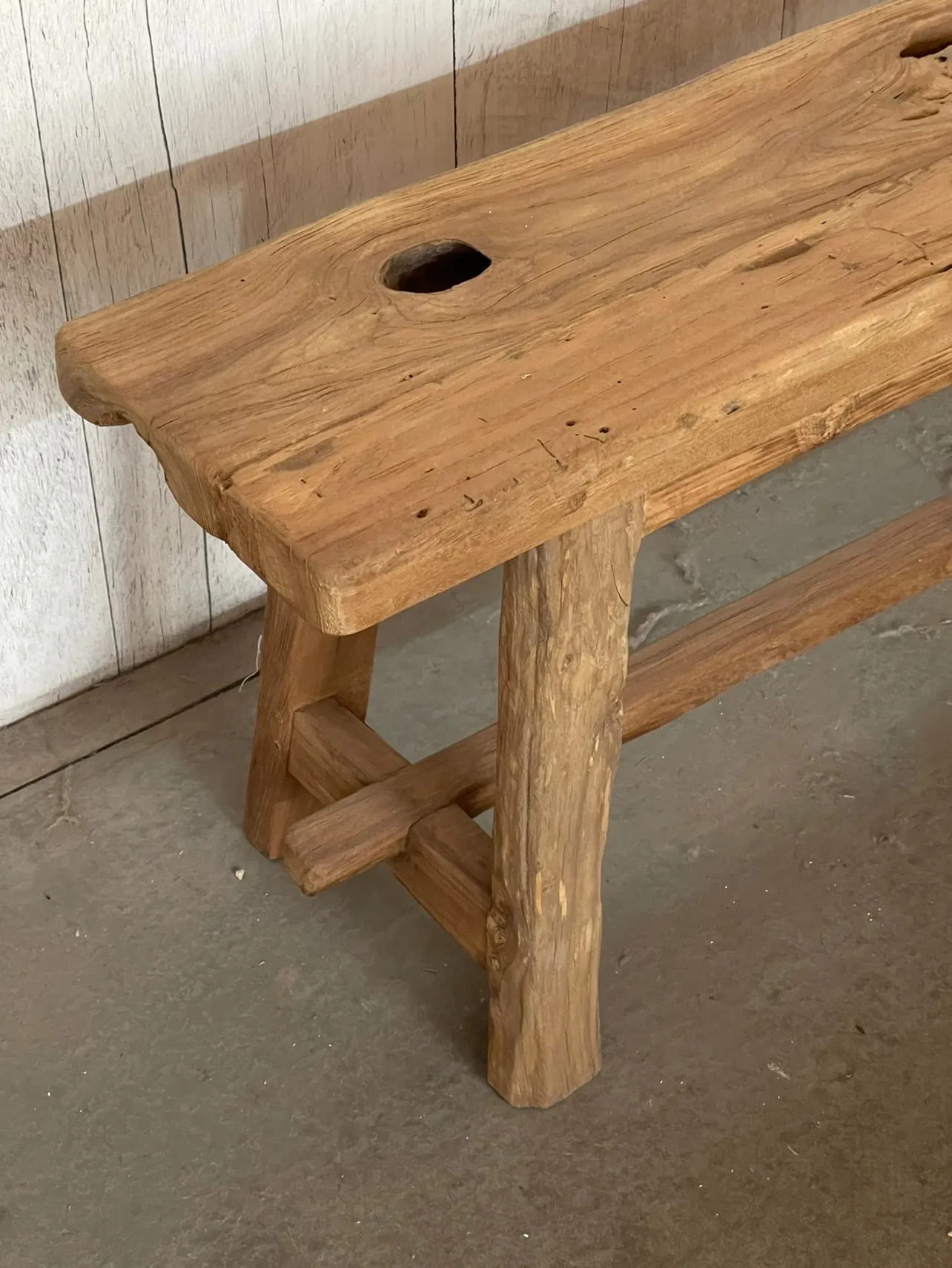 FARMERS BENCH IN RECLAIMED TEAK