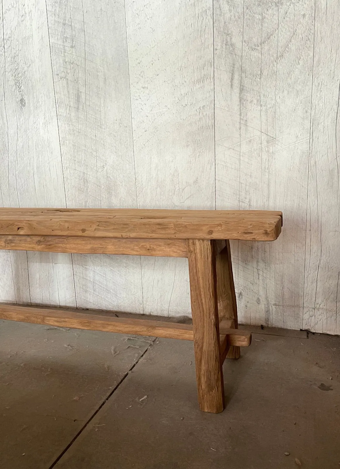 FARMERS BENCH IN RECLAIMED TEAK