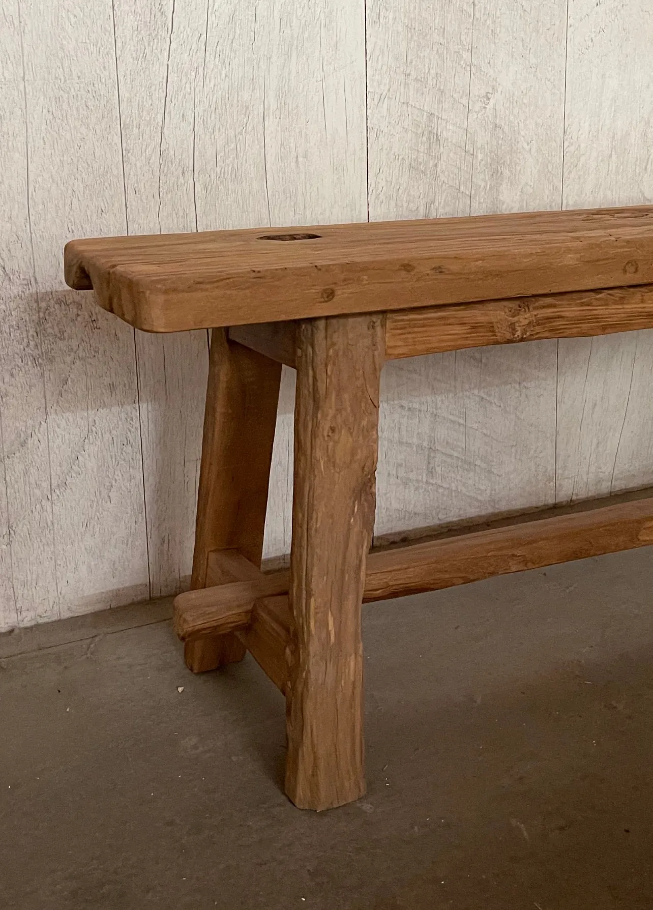 FARMERS BENCH IN RECLAIMED TEAK