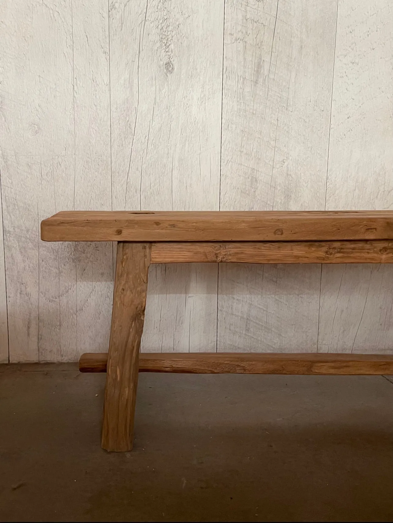 FARMERS BENCH IN RECLAIMED TEAK