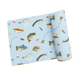 Fishing Swaddle Blanket