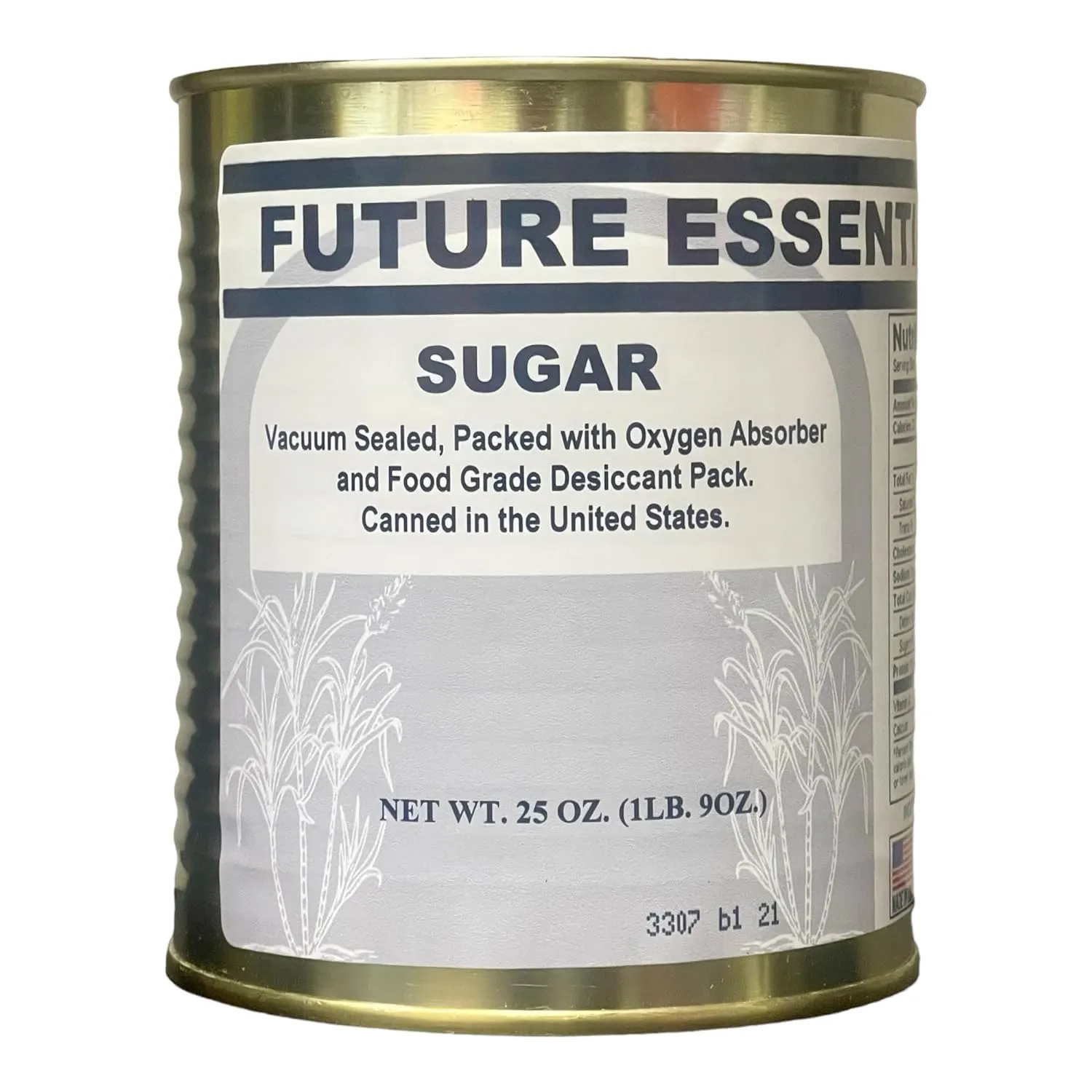 Future Essentials - Canned Granulated White Sugar #2.5 Can - 12 Pack