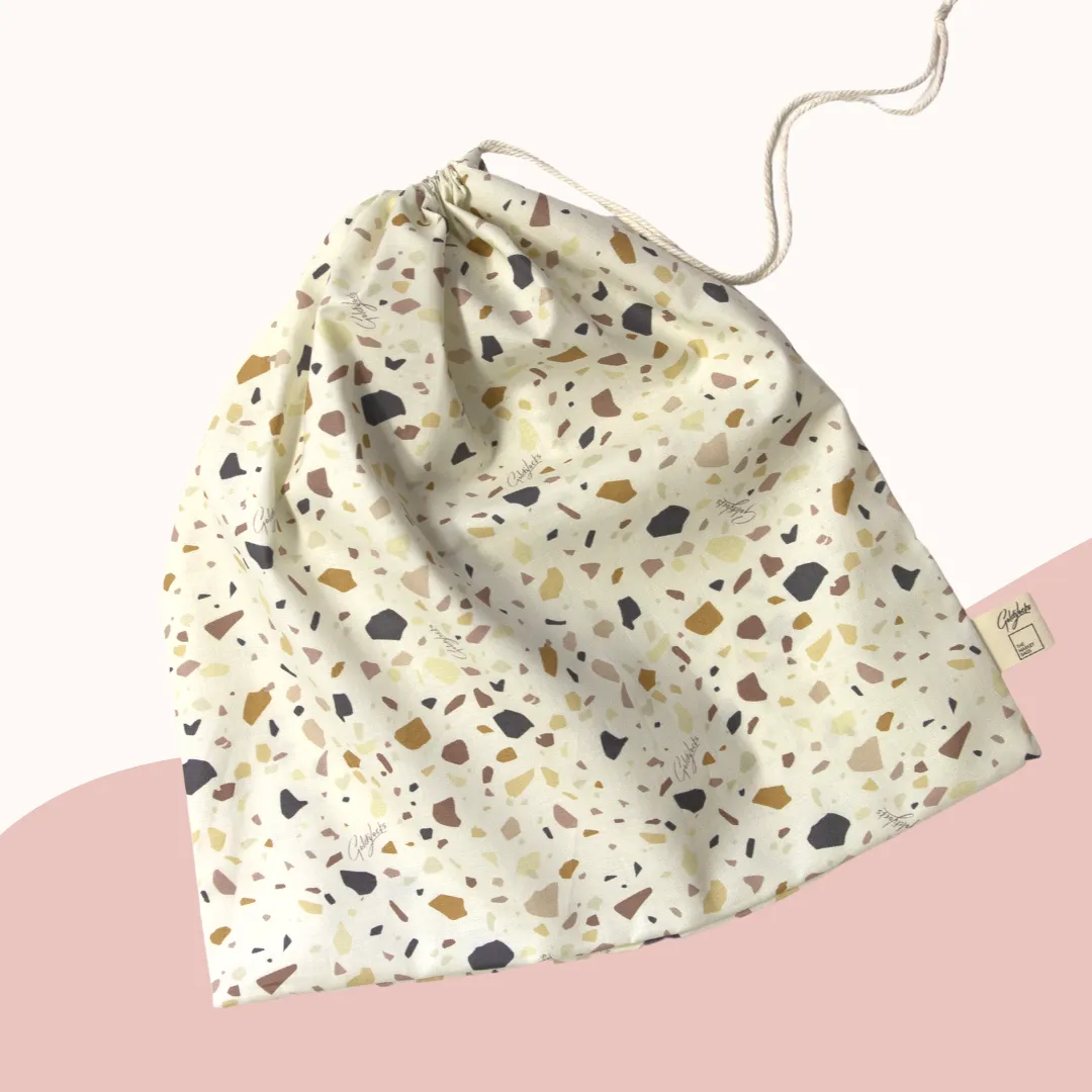 Goldilocks Goods Bread Bag Set: Terrazzo