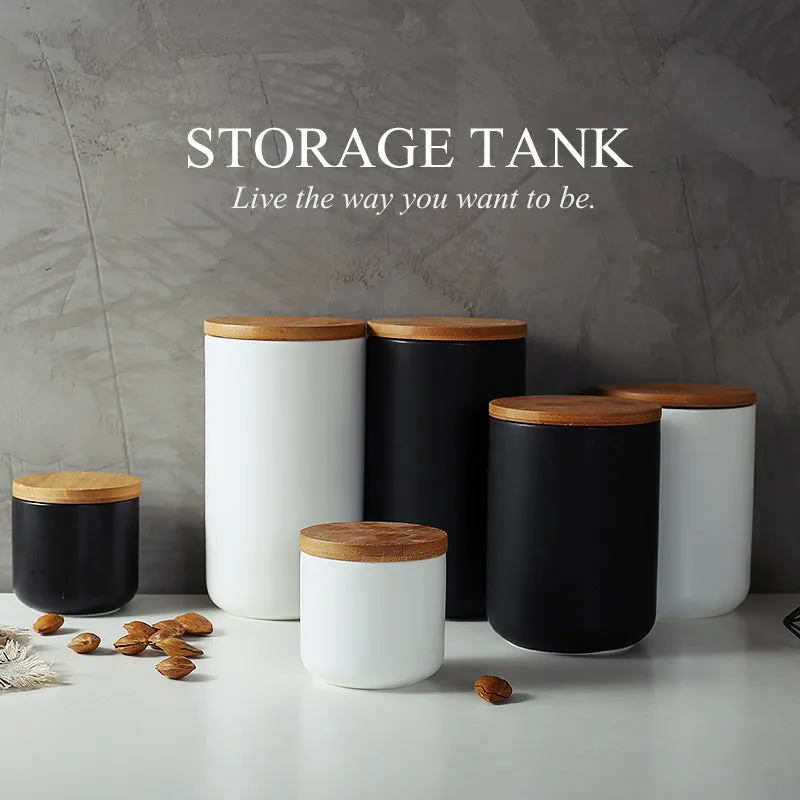 Grain Coffee Tea Storage Sealed Jar