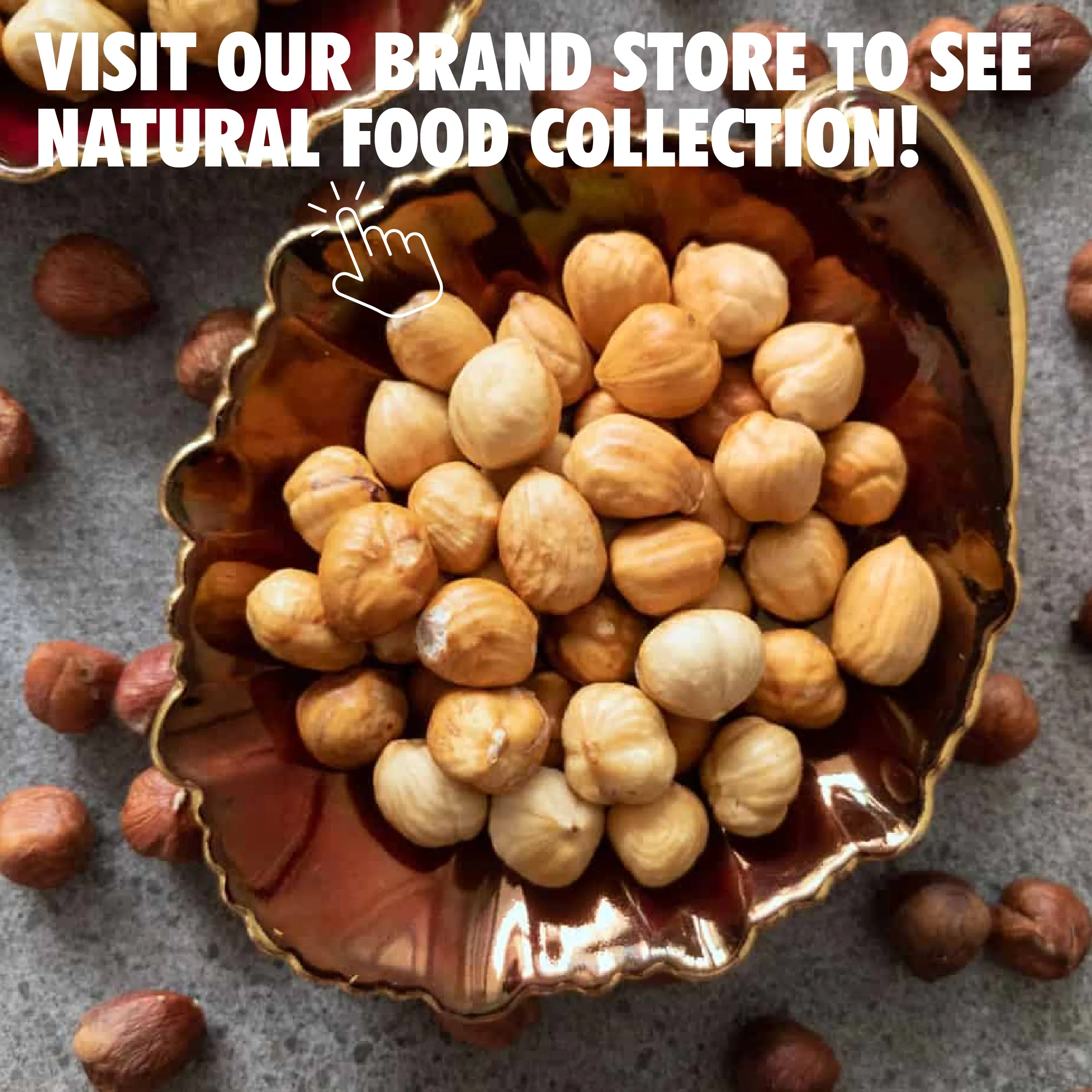 Hakan Roasted Hazelnuts Unsalted, Bulk Hazelnuts 22 lbs in Vacuum Package