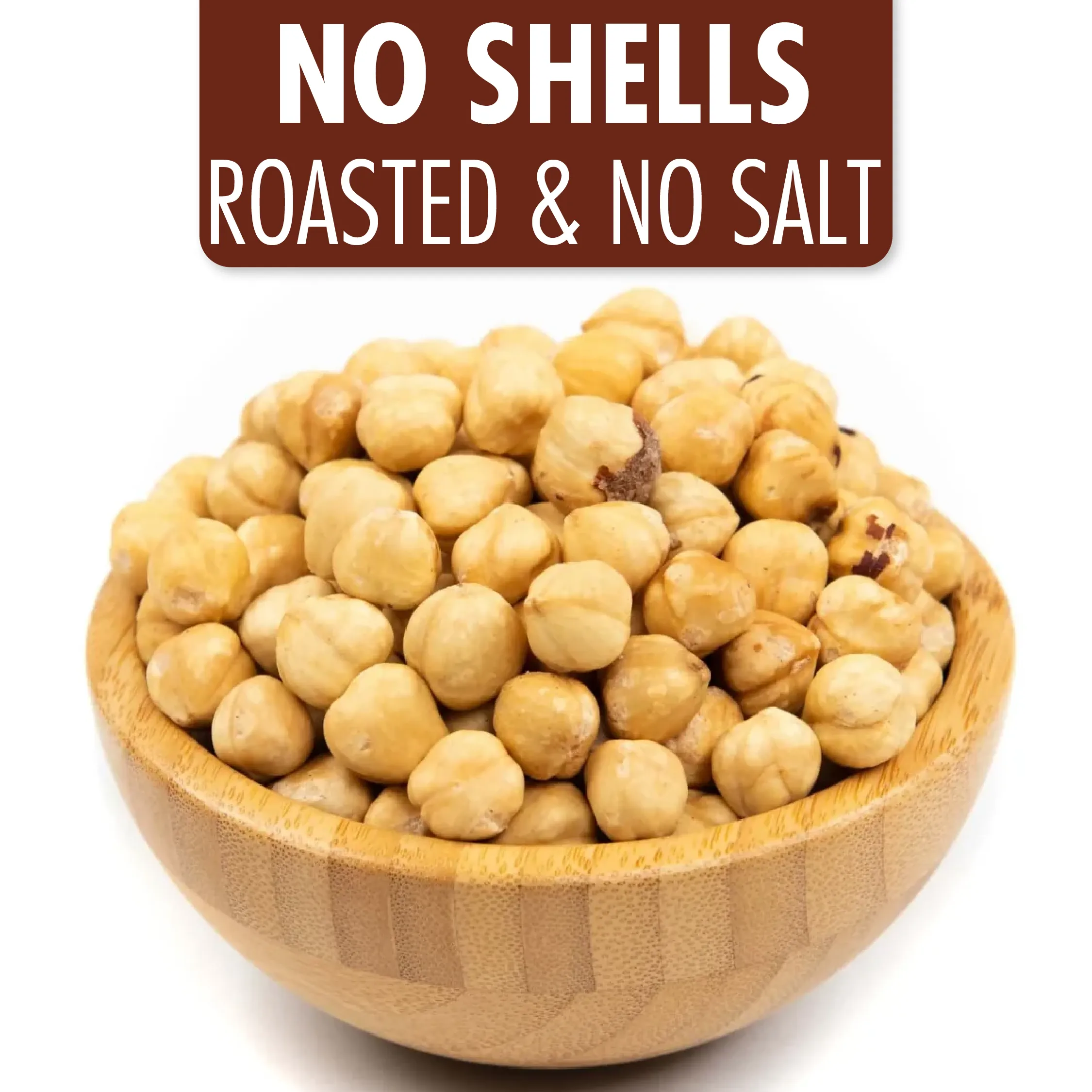 Hakan Roasted Hazelnuts Unsalted, Bulk Hazelnuts 22 lbs in Vacuum Package