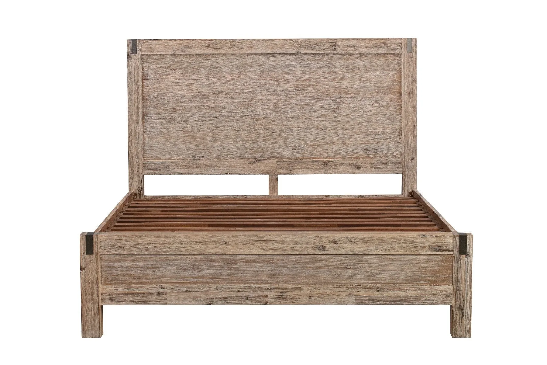 Java Wooden King Single Bed Frame Base Oak