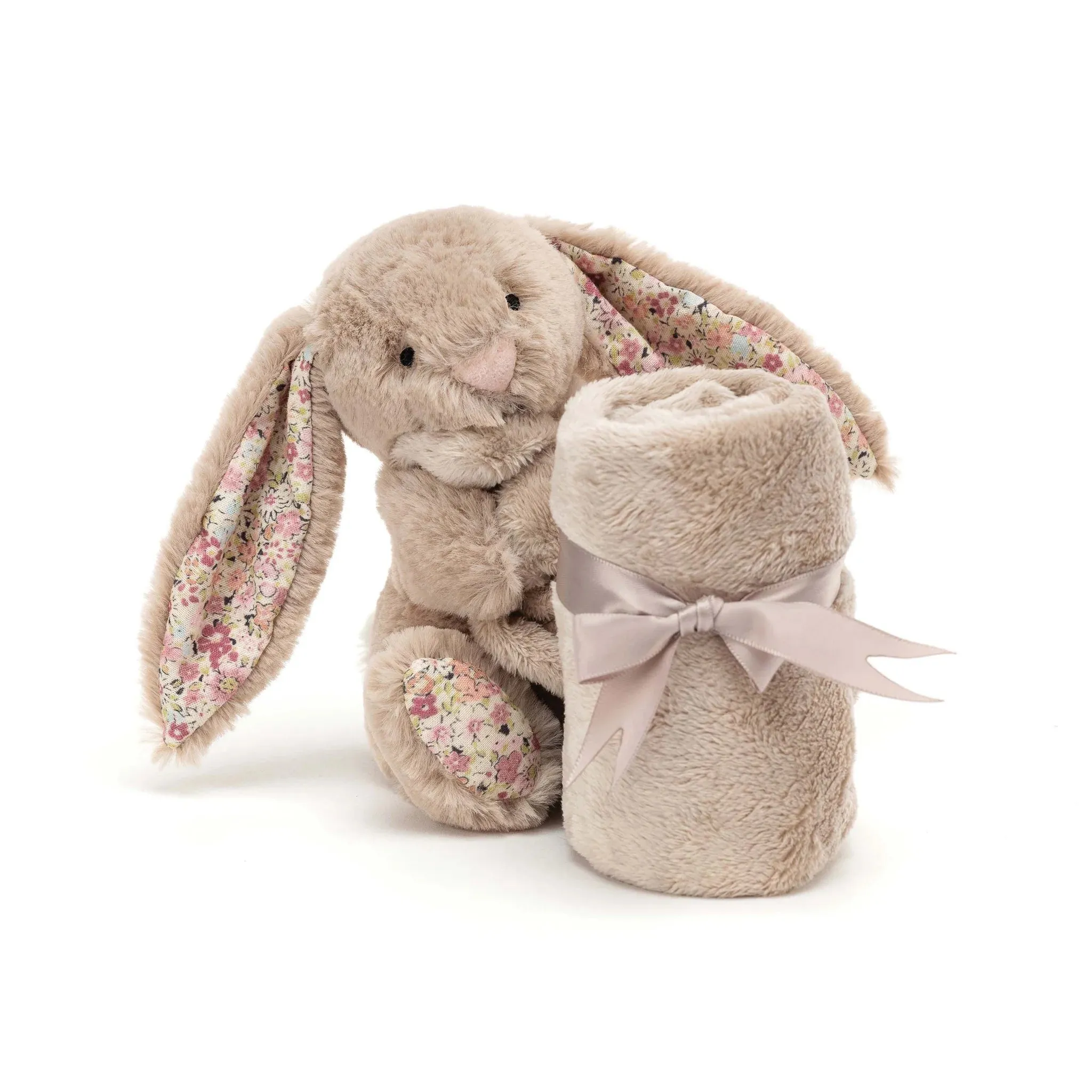 Jellycat Blossom Bea Bunny Comforter - Beige