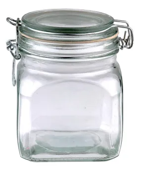 Kates Square Glass Jar 750ml