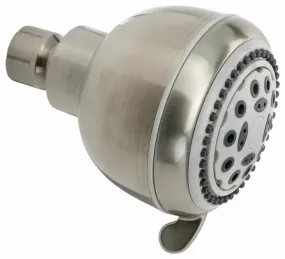 Keeney Stylewise 5 Function Shower Head Brushed Nickel, 3.35 in.