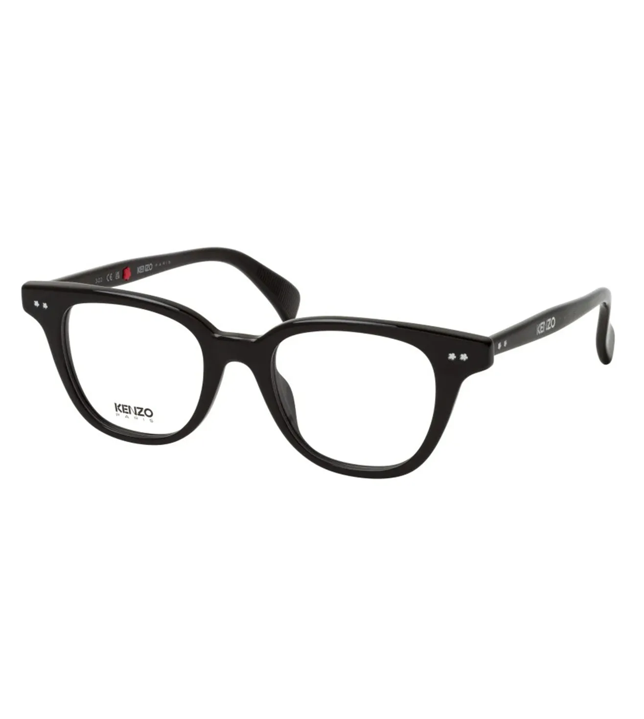 Kenzo Unisex Black Square Optical Frame