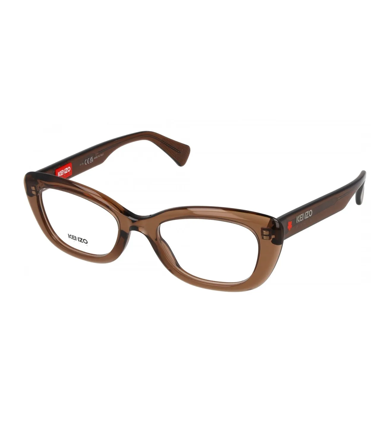 Kenzo Women's Brown Cat-Eye Optical Frame