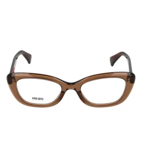 Kenzo Women's Brown Cat-Eye Optical Frame