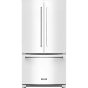 KitchenAid French Door Fridge (KRFC136RWH) - White