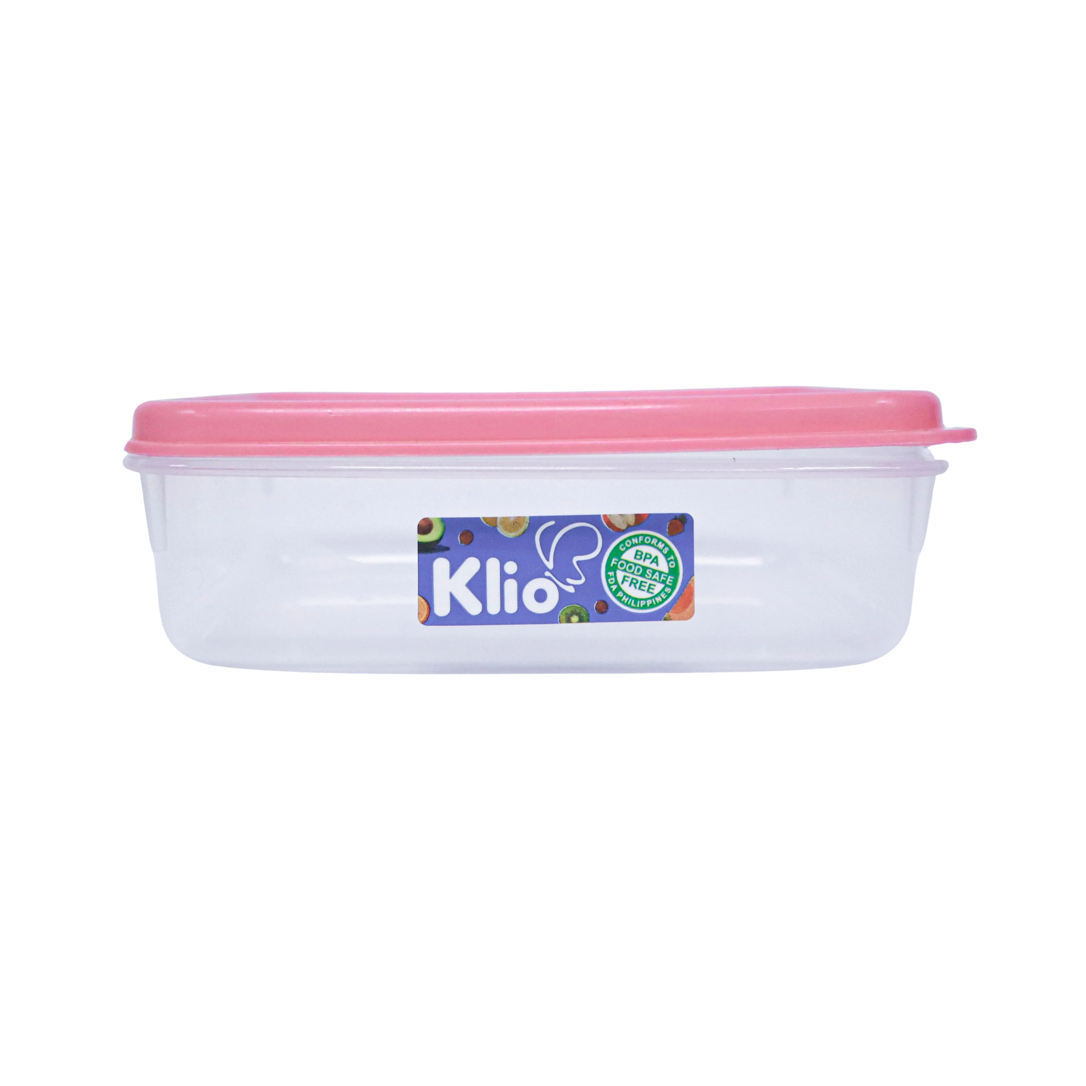 Klio Rectangular Small Stackable Food Keeper 480ml with Cover 15 x 11 x 5cm