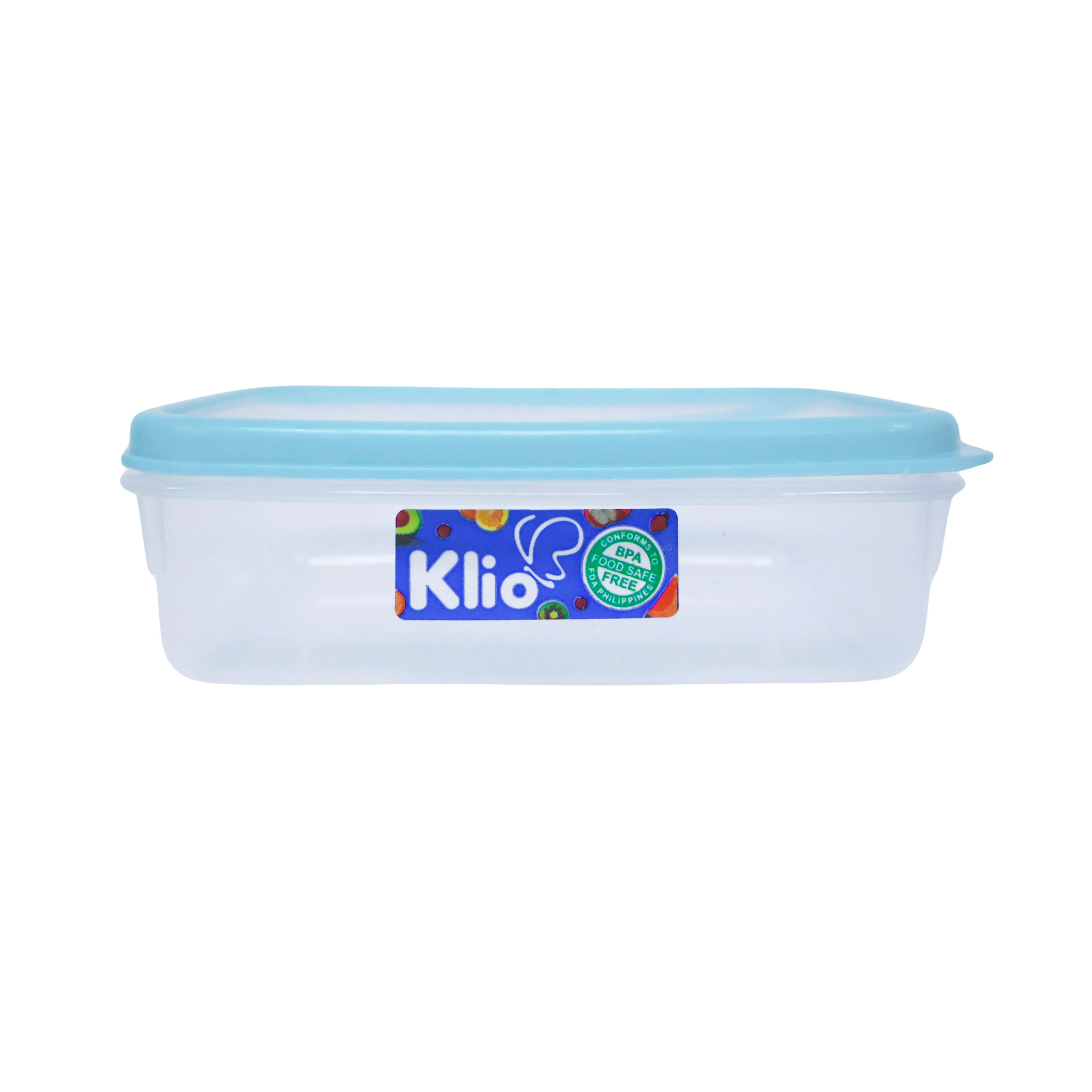 Klio Rectangular Small Stackable Food Keeper 480ml with Cover 15 x 11 x 5cm