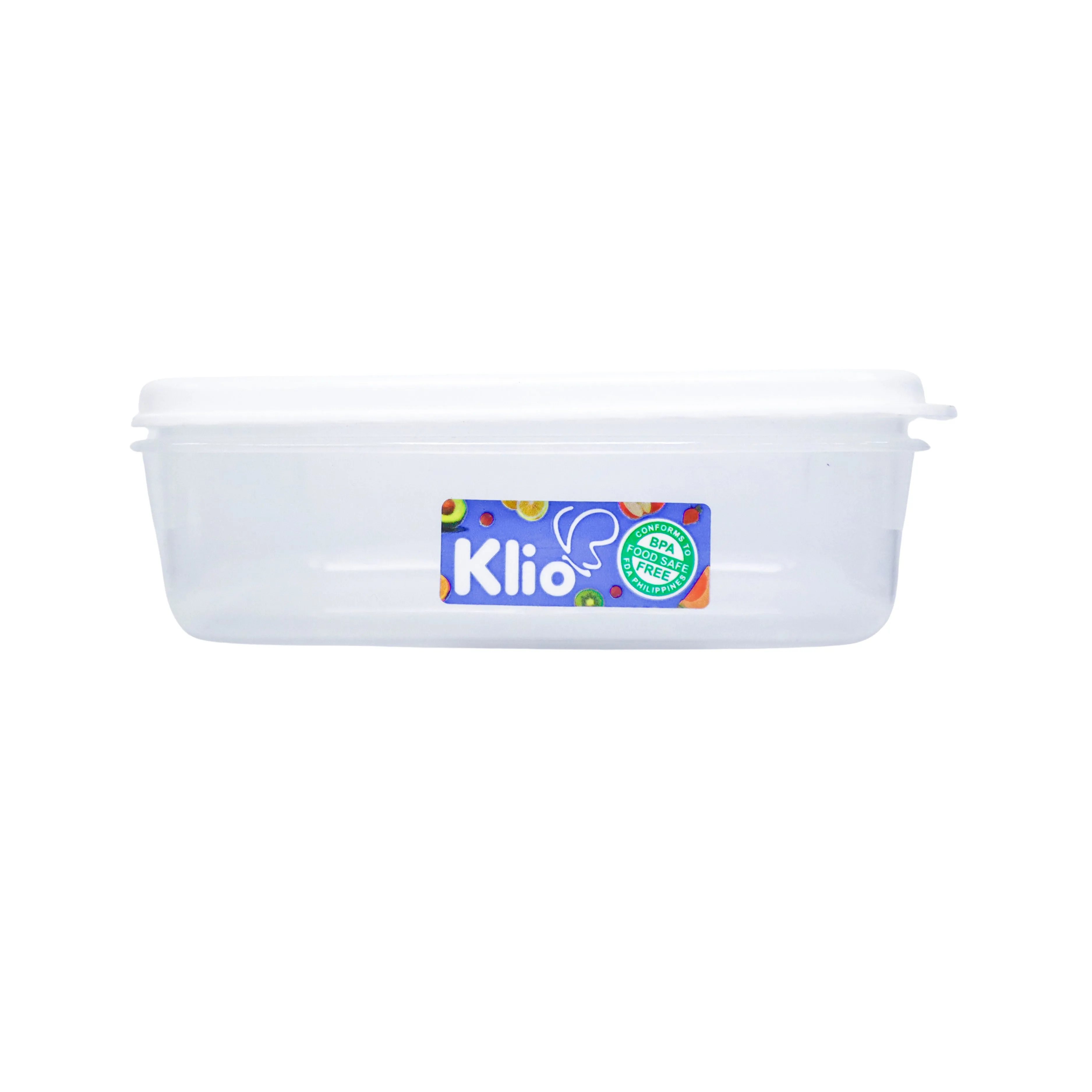 Klio Rectangular Small Stackable Food Keeper 480ml with Cover 15 x 11 x 5cm