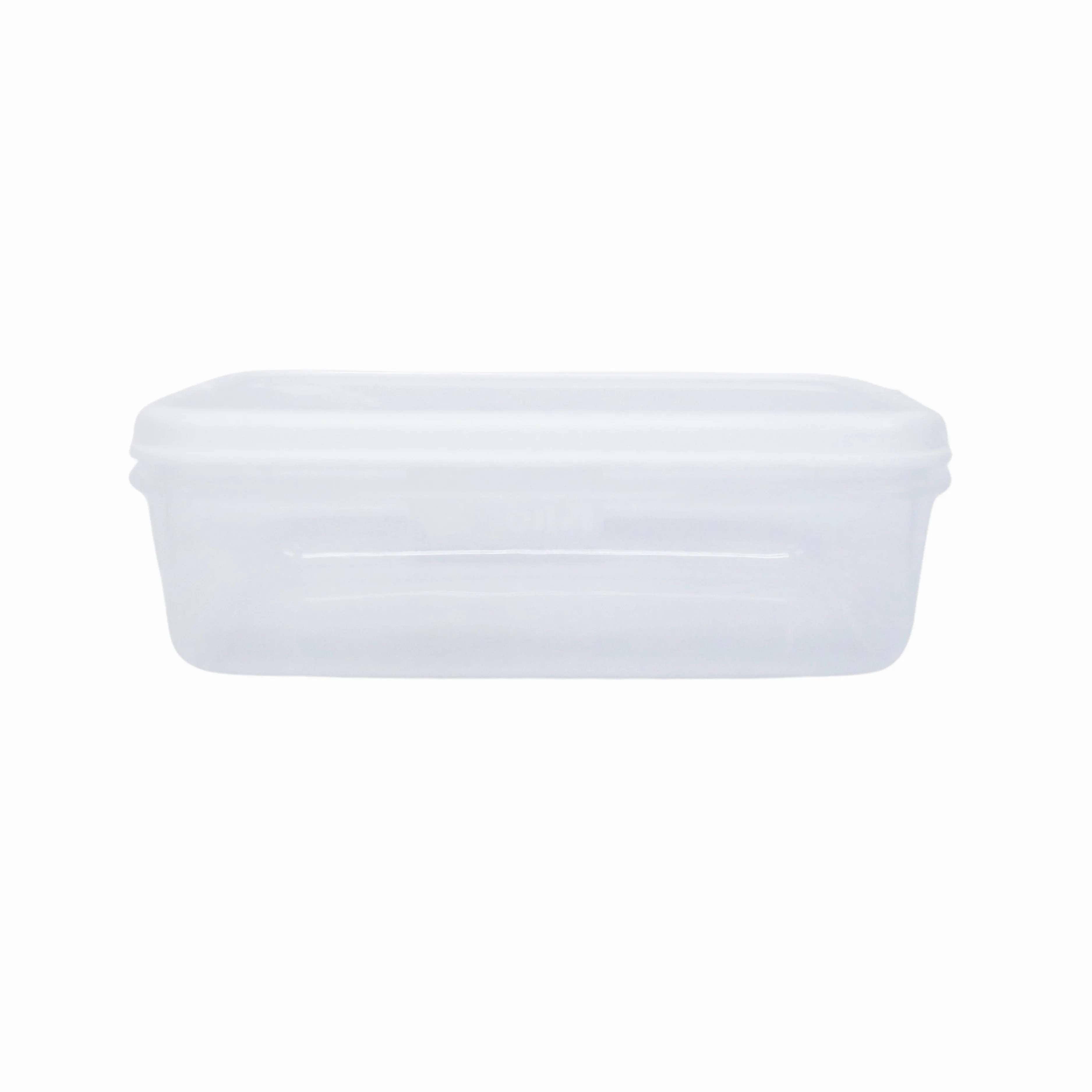 Klio Rectangular Small Stackable Food Keeper 480ml with Cover 15 x 11 x 5cm